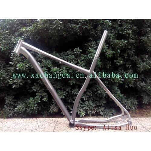 Titanium new cycling bike frame titanium mtb bike frame with thru 142X12mm dropout titanium mountain 29er bike frame