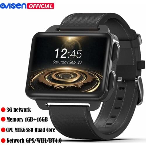 OVISEN DM-99 SmartWatch Android 5.1 HD call watch 1200 Mah battery 1GB + 16GB Wifi 3G Google play store heart rate monitor