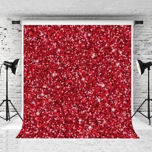 VinylBDS Red Wedding Photography Backgrounds Bokeh Wrinkle Free Photography Backdrop ValentineS Day Photo Studio Background