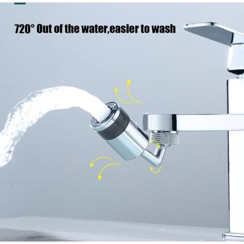 720 Degree Rotating Filter Faucet Head Sink Anti Splash Tap Nozzle Sprayer Movable Kitchen Tap Head Bathroom Kitchen Tools