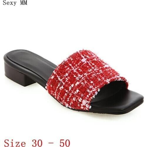 Women Low Heel Sandals Shoes Woman Slippers Slingbacks Gladiator Sandals Small Plus Size 30 33 -40 41 42 43 44 45 46 47 48 49 50