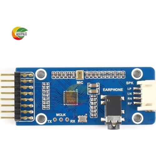 Ziqqucu WM8960 Stereo CODEC Audio Board Stereo 3D Surrounding Sound Recording Programmable Encoder Module for Arduino SMT32