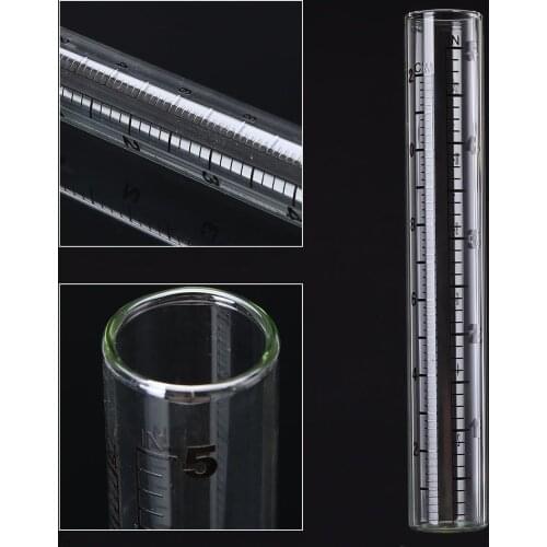 1PC Outdoor Garden Measuring Rain Gauge 140 MM Glass With Scale Tube Transparent Rain Gauge Replacement Tool