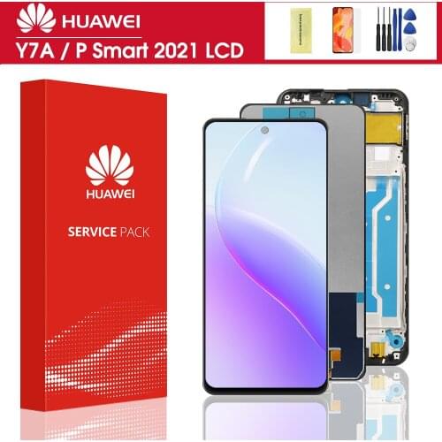 6.67" Original For HUAWEI P Smart 2021 LCD Y7A LCD Display Touch Screen Digitizer For Honor X10 Lite Display Replacement Parts