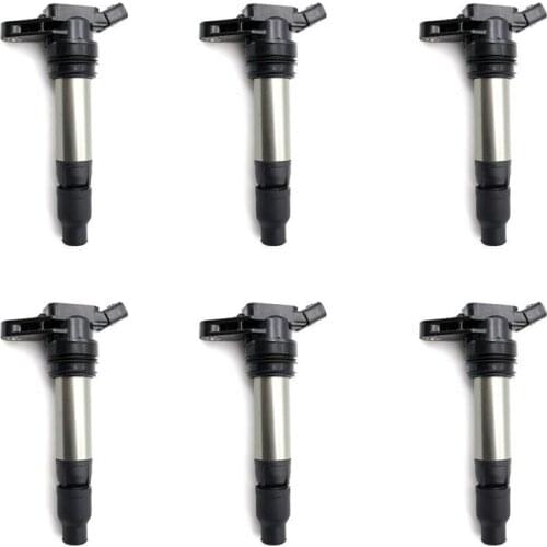 6Pcs Ignition Coils for Volvo Land Rover LR2 - S60 S80 V70 XC60 XC70 -L6-3.0L 3.2L LR002954 30684245 306842450