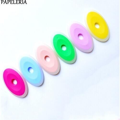6pcs/set Erasable Pen Eraser Stationery Novelty Erasers for Kids Cute Gifts School Supplies Effectively Cleaner Students 6 Color