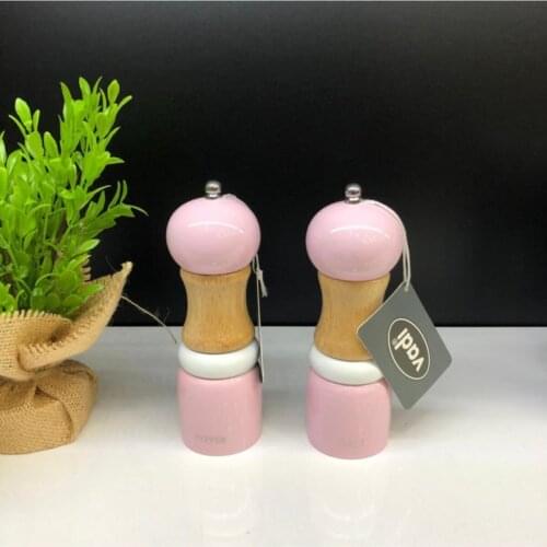 Bamboo Pepper Salt Grinder Pepper Shakers Spice Grinder
