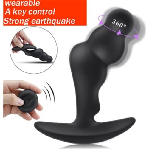 Wireless Remote Control Prostates Vestibule Anal Plug Sex Toys Men And Women With Masturbation Device Wear Vibrating Anal Plug