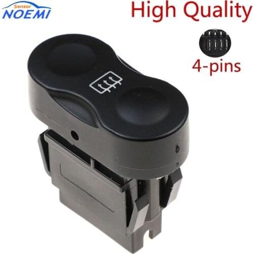YAOPEI 6001546145 For Renault Dacia Logan 2008-2021 Rear Window Control Switch Button Heating auto accessories 8200710682