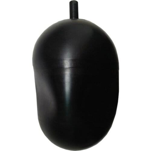 Hot inflatable gas hydraulic accumulator bladder rubber NBR volume 10liter pressure 330bar gas valve 7/8-14UNF D=200MM L=300MM
