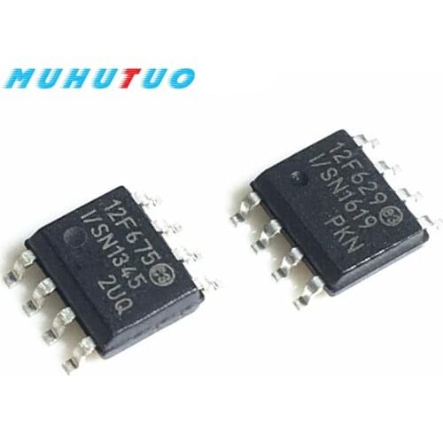 10PCS PIC12F675-I/SN PIC12F629-I/SN 12F675 12F629 chip SOP8 microcontroller