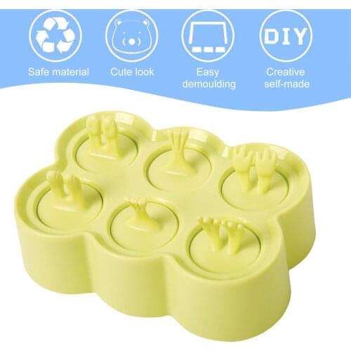 Mini Popsicle Mold Safe Non-toxic Homemade Popsicle Box DIY Homemade Dessert Freezer Juice Ice Ice Cream Mold Ice Cube Maker