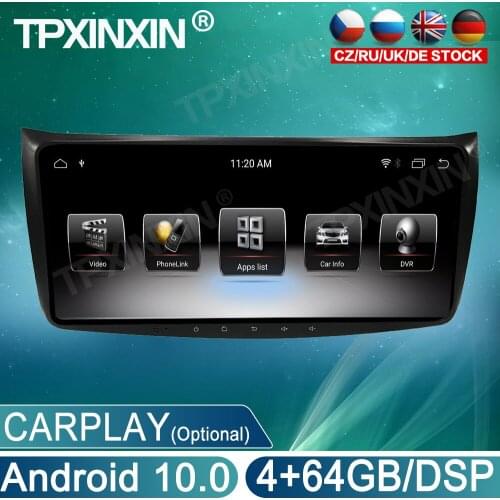 Wireless Carplay 4+64G For Nissan Sylphy Unit Multimedia Player Auto Radio Tape Recorder GPS Navigation DSP IPS 360 HD Panoramic