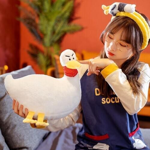 New Plush Duck Doll Kids Cartoon Sweet Duck Plush Crossbody Bag Stuffed Shoulderbag Cute Messenger Handbag For Children Gifts