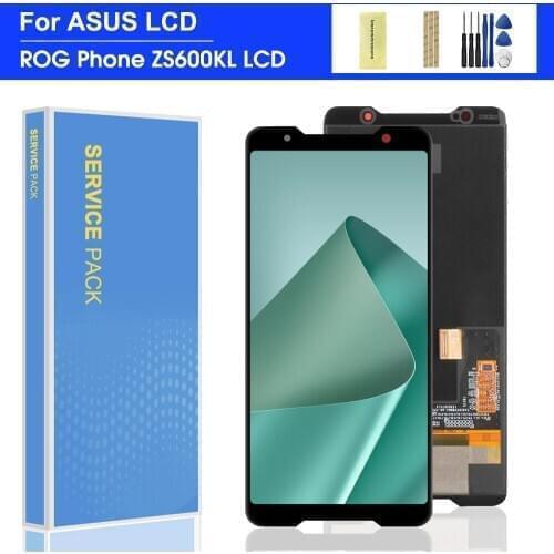 6.0'' Original Amoled screen for Asus ROG phone Zs600kl z01QD LCD Display Touch Screen Digitizer Assembly Replacement Spare Part