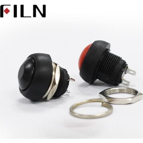 Plastic housing PBS-33B 1A 250V 1no1nc or 2no2nc mini momentary or latching type push button switch