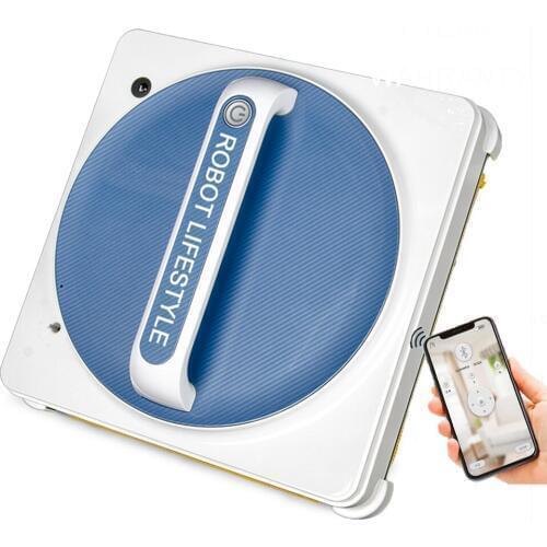 Robot Window Cleaner Built-in Detecting edge sensors Anti-Falling High Suction Robot Vacuum Cleaner for frame/frameless window