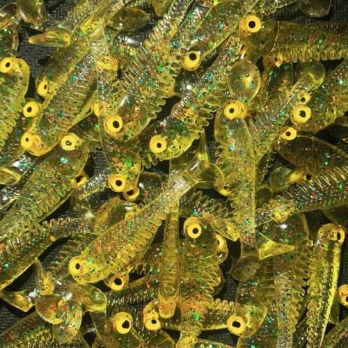 5pc 5cm Soft Lures Silicone Bait Sea Fishing 1.3g Swimbait Silicone Fish Surface Artificial Lure Spinnerbait