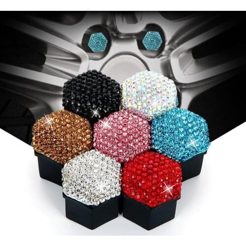 17mm 19mm 21mm Car Wheel Nut Caps Protection Covers Caps Anti-Rust Auto Hub Screw Cover Car Tyre Nut Bolt Exterior Decoration
