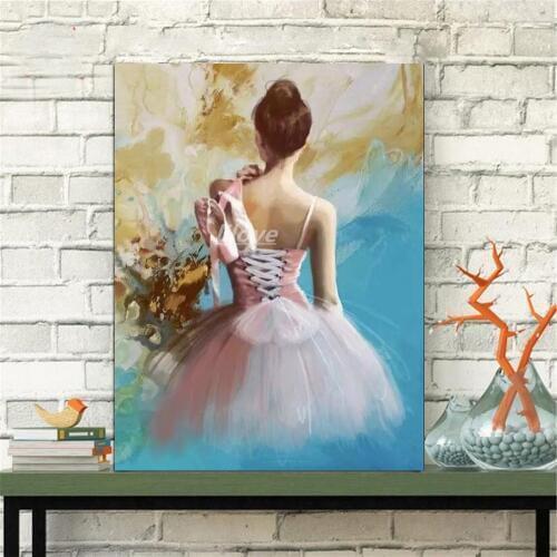 5D DIY Diamond Painting Ballerina Diamond Embroidery Ballet dancer Picture Of Rhinestone Decor Diamond Painting Full Round TY501