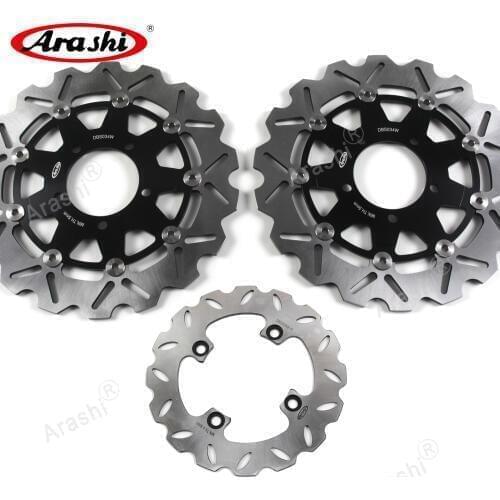 Arashi 1 Set For KAWASAKI ZX6R ZX-6R NINJA 636 2005 2006 CNC Floating Front Rear Brake Disc Rotors Disks Motorcycle Accessories