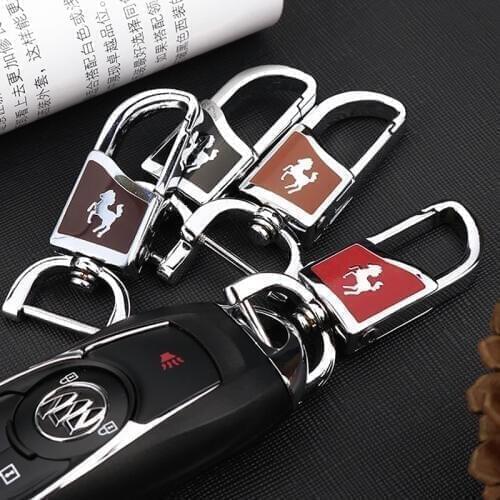 Metal Alloy KeyChain 360 Degree Rotating Horseshoe Buckle key rings Keychain For Benz BMW Nissan Volkswagen Auto Accessories