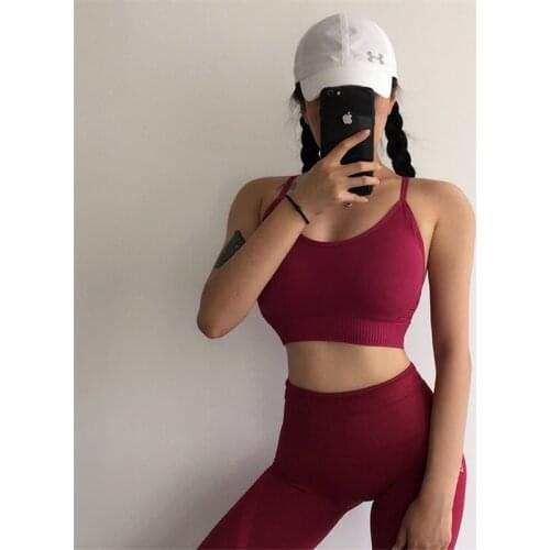 Women Sexy Bras Push Up Sport Bralette Crop Top Seamless Women Beauty Back Workout Fitness Woman Bra Sportswear