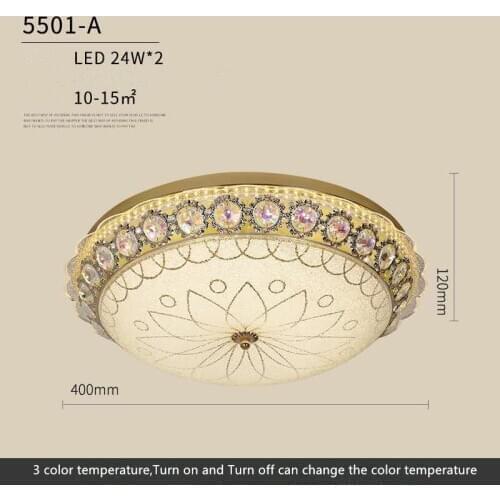 Colorful Crystal Ceiling Lamp Bedroom Lamp Living Room Light High Quality Crystal ceiling Lamp Study Room Ceiling Lamp