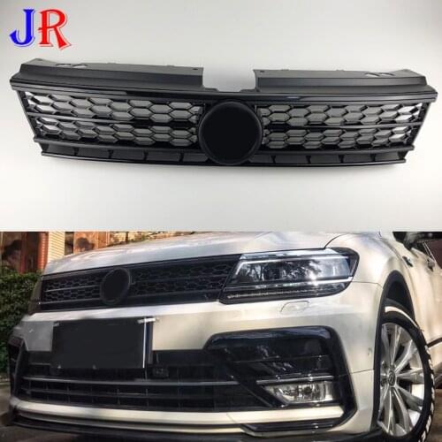 Sell well For Volkswagen vw Tiguan 2016 2017 2018 L Car Front racing Grille Around Trim Racing Grills Trim Car styling