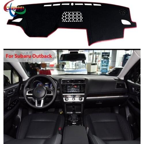 Car Dashboard Avoid Light Pad Instrument Platform Desk Cover Mat Carpets For Subaru Outback Interior Accessories