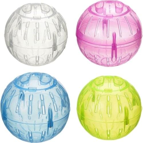 Mini Plastic Pet Rodent Mice Jogging Ball Toy Hamster Gerbil Rat Exercise Balls Play Toys Hamster Temporary House Gift For Pets