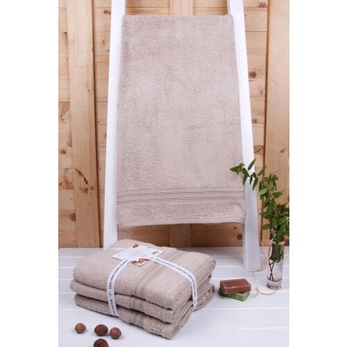 % 100 Cotton Organic Painting Towel Set 4 Piece Bath Towel Set 6 Different Colour