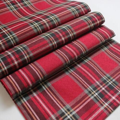Free Shipping Promotion 100% Polyester Plaid Scottish Theme Table Runner