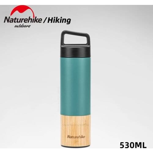 Naturehike Hiking Insulated Water Bottle Outdoor Travel Sports Bottles Stainless Steel 530ml Thermos For Tea Thermal Cup
