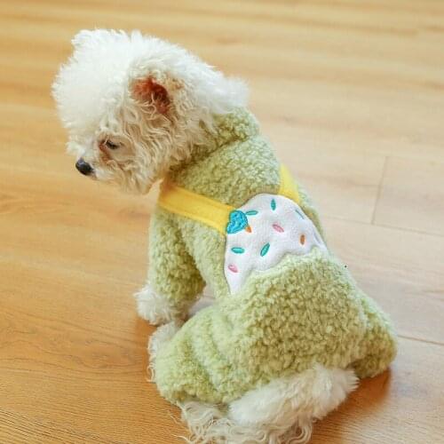 New Pet Clothes Dog Clothes Hooded Sweater Animal Cartoon Transformation Winter Warm Plus Cashmere Christmas Halloween Costume