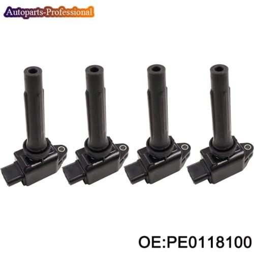 4 pcs/lot PE0118100 New High Quality Ignition Coil For Mazda CX-5 1.6L 2.0L (2011-) PE2018100/H6T61271 car accessories