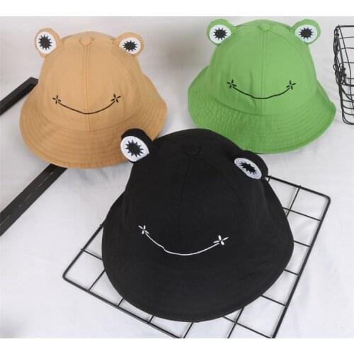 Bucket Hat for Women Frog Eye Summer Autumn Women Men Panama Outdoor Hiking Beach Fishing Cap Sunscreen Female Sunhat Bob