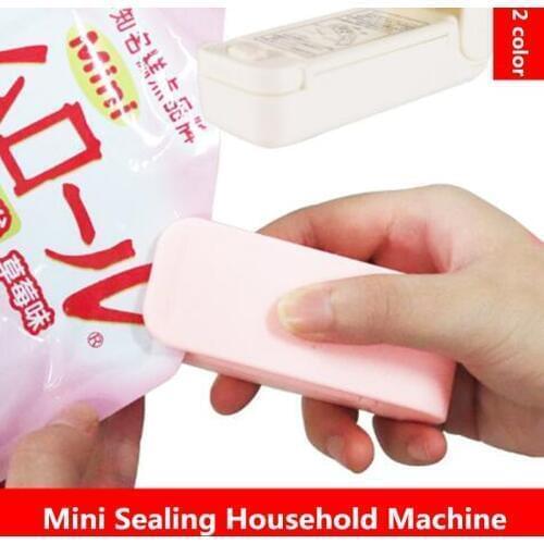 Portable Mini Electric Heat Sealing Household Machine Heat Sealer Capper Food Saver For Plastic Bags Package Mini Gadgets