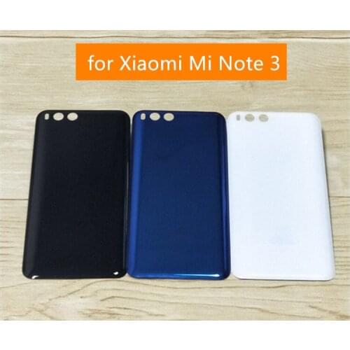 For Xiaomi Mi Note 3 3D Glass Battery Back Cover for Rear Door Housing Cover for Xiaomi Mi Note 3 Replacement Repair Spare Parts