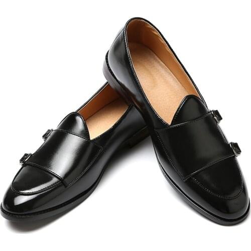 Men Party Wedding Shoes Fashion Loafers Handmade Office Business Shoes Big Size 48 47 Mens Flats Slip On Footwear Comfortable