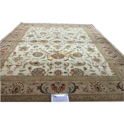 Turkish Rug Woven For Carpets Living Room For Living Room Classic Knitting The Plant Design Wool Knitting Carpets