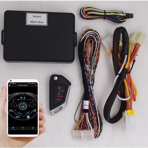 Remote engine start to warm up vehicle , 4G APP control , no need add one button push start