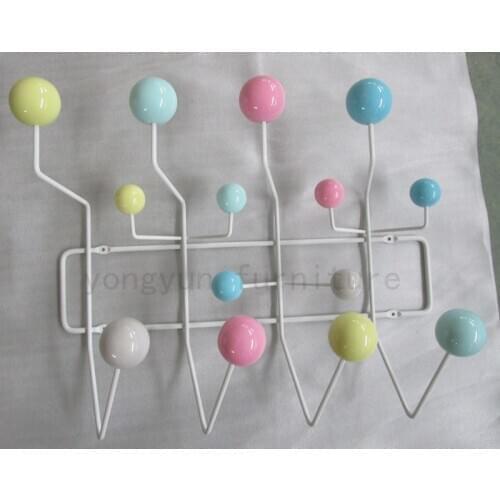 New pattern fashion Multi Color Design home as typical fashion candy rack Coat Rack Hook Coat hangers Ball coat hanger it all