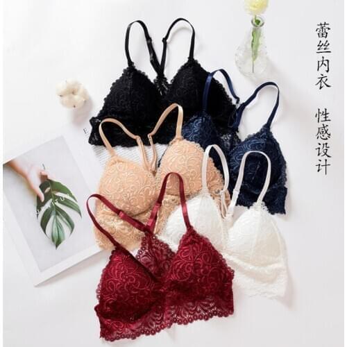 3D Sexy Lingerie Seamless Sport Bra triangle cup Strapless Top Bra Push Up Bralette Brassiere Women Underwear lace girl
