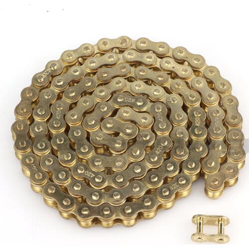 T8F Clutch Drum Gear Box + Sprocket Gold Chain 126Links For 2 Stroke Minimoto Pocket Bike ATV Quad