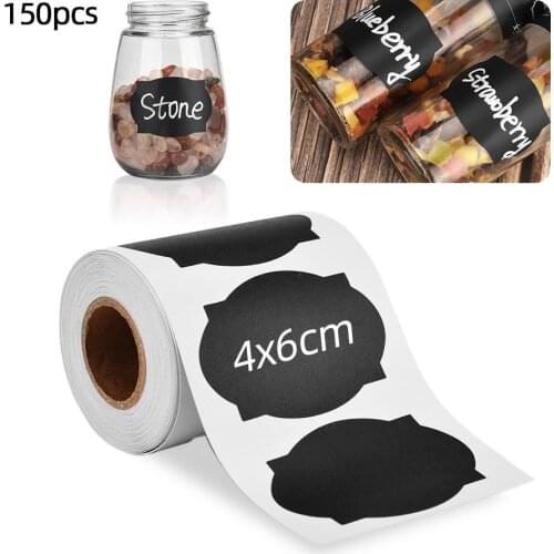150pcs Kitchen Spice Labels Sticker Pantry Labels Jars Spices Stickers Organizers Storage Jar Sticker Removable Chalkboard Label