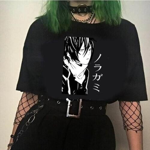 Anime Noragami Yato Women T-shirt Short Tee Shirt Cool Tops