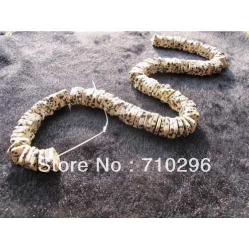 Natural Jaspe r Beads Dalmatian Jaspe r 12mm square Gem stone jewelry Making Beads 1string of 15"