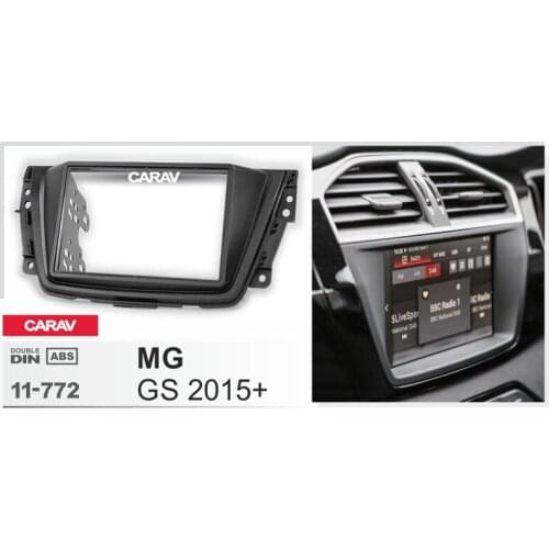 CARAV 11-772 Top Quality Radio Fascia for MG GS 2015+ Stereo Fascia Dash CD Trim Installation Kit