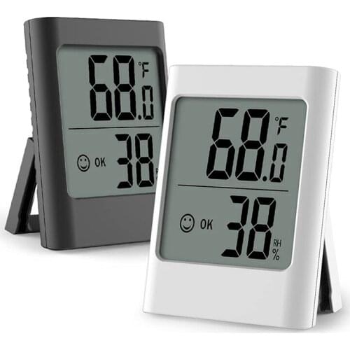 Humidity Gauge,Indoor for Home Digital Thermometer with Temperature Humidity Monitor AAA Battery Powered(Not Included)